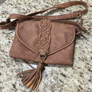 Western Look Crossbody with Tassels